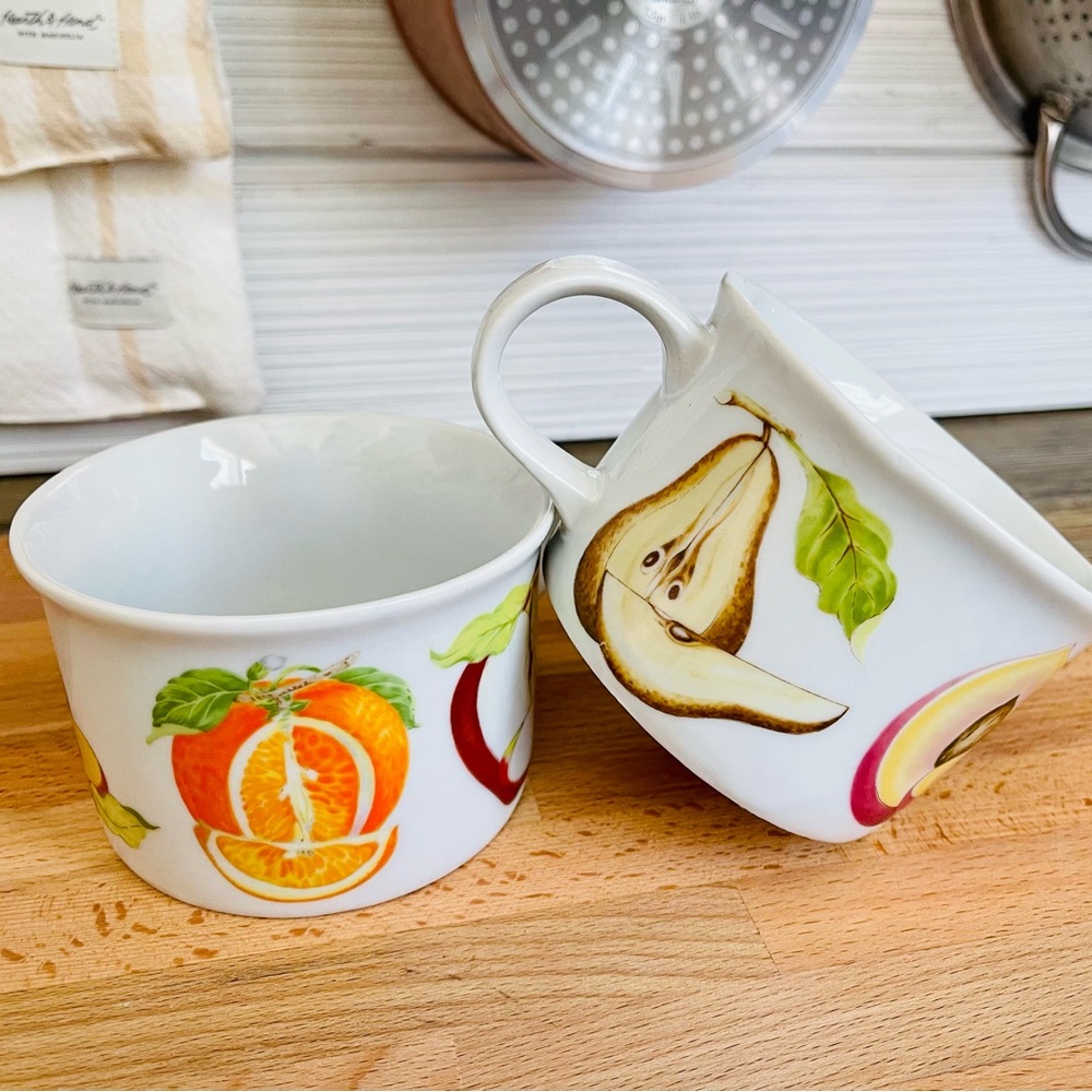 Vintage San Fernando 2pc Soup Mugs